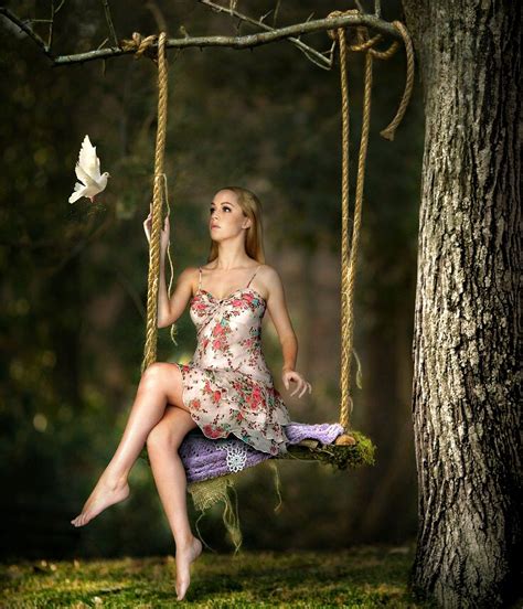 Download Woman, Tree, Swing. Royalty-Free Stock Illustration Image - Pixabay