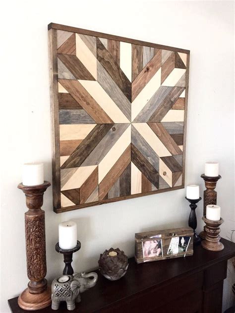 Reclaimed wood wall art, wood art, rustic wall decor, farmhouse decor, modern wall decor, wooden ...