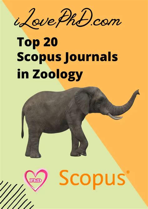 Top 20 Scopus Journals in Zoology - iLovePhD