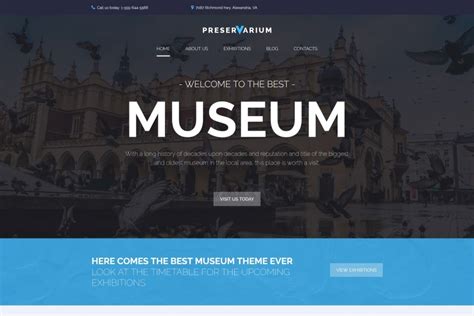 Museum Website Template