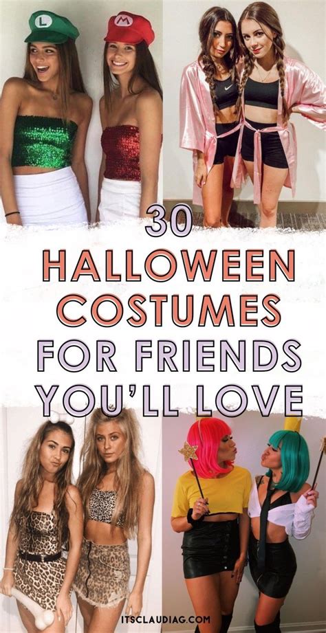 30 Cute Halloween Costumes for Best Friends - Its Claudia G | Two person halloween costumes, Duo ...