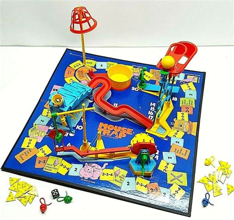 Vintage Milton Bradley 1986 Mousetrap Mouse Trap Board Game 100% ...