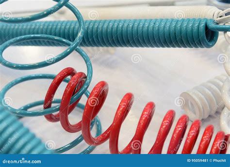 The Group of Suspension Coil Spring Stock Image - Image of group, background: 95059481