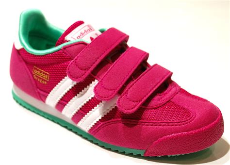 Trainers Shoes Girl Sports Velcro Pink Girls Kids Trainer 2015 Adidas | eBay