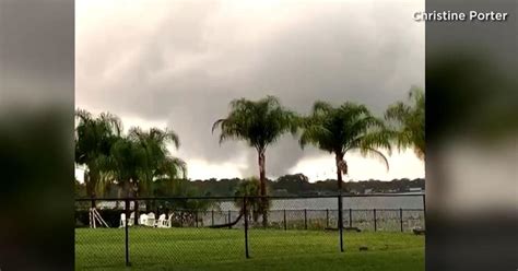 Orlando Tornado Damaged Buildings, Toppled Trees - CBS Miami