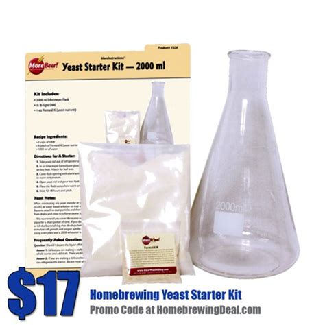 Homebrew Yeast Starter Kit for $17 More Beer Coupon Code | Yeast ...