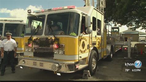 Honolulu Fire Department welcomes state-of-the-art additions to fleet ...