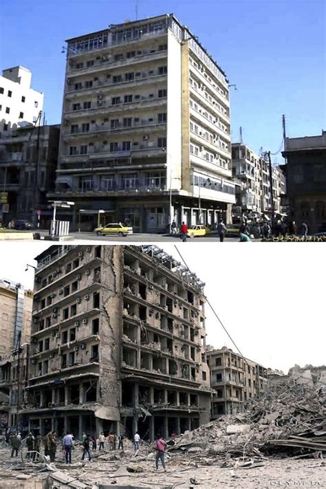 30 Before And After Pics Of Aleppo Reveal What War Did To Syria’s ...