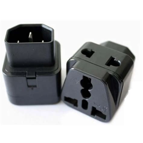 IEC 320 C14 Male to C13 Female Power Adapter PDU/UPS Adapter C13 ...