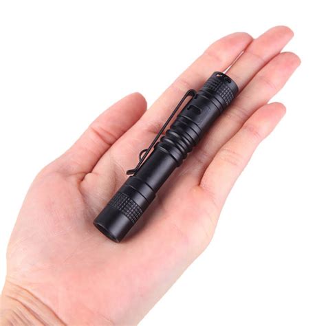 Mini Handy Torch Q5 600 Lumens LED Belt Clip Pocket Flashlight Torch Medical Portable Flash ...