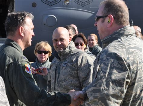 Commander ends career with time-honored "fini-flight" > 514th Air Mobility Wing > Display