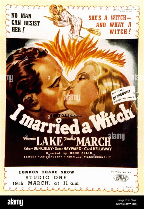 I Married a Witch 02 - Movie Poster Stock Photo - Alamy