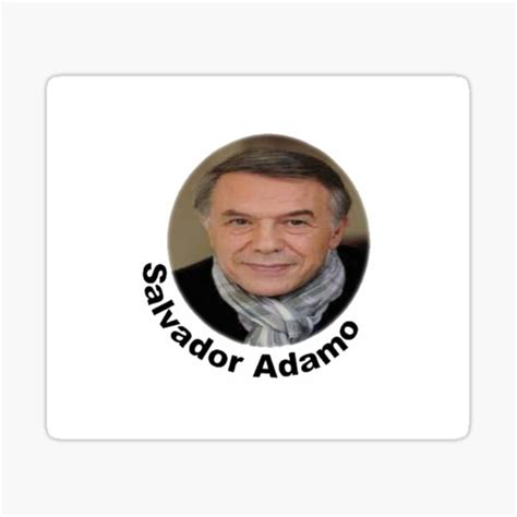 "Salvador Adamo Singer Mouse Pad" Sticker for Sale by JuanGuiller | Redbubble