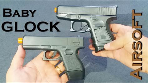 UNBOXING E REVIEW BABY GLOCK FULL METAL G16 - YouTube