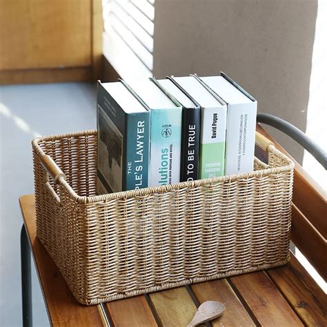 Wicker Basket Bathroom Storage | The Wicker Home®