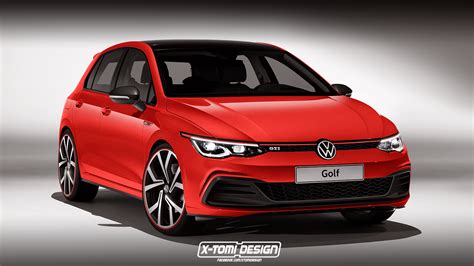 Volkswagen Golf 8 GTI Rendered