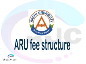 Ardhi University (ARU) Fee Structure 2021/2022