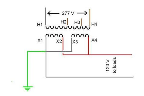 Step Down Transformer Circuit Diagram