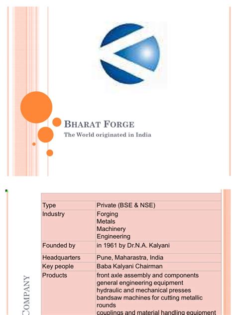 Bharat Forge Presentation