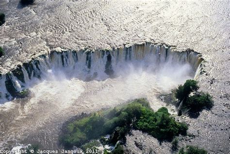 Santo Antonio waterfall on Jari river coming down from Guiana (Guyana ...