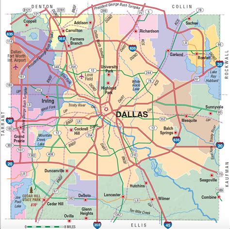 Map Of Dallas Texas Best Shops | gbu-presnenskij.ru