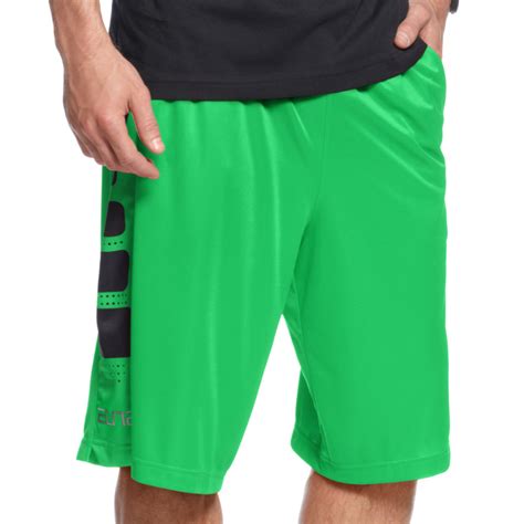 Nike Elite Stripe Basketball Shorts in Green for Men | Lyst