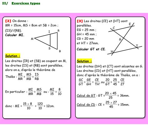 COURS – Théorème de Thalès (3e) – Automaths