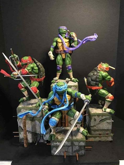 TMNT Teenage Mutant Ninja Turtles Diorama Statue ‹ 3D Spartan Shop