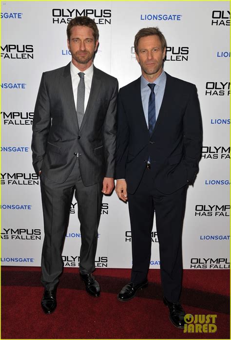 Photo: gerard butler aaron eckhart olympus has fallen uk premiere 03 ...