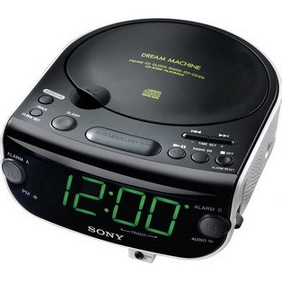 BuyDig.com - Sony ICF-CD815 AM/FM Stereo CD Clock Radio with Dual Alarm