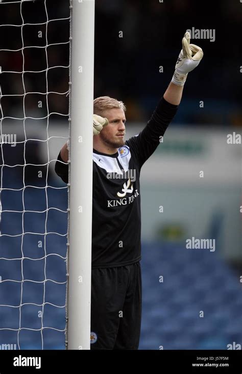 KASPER SCHMEICHEL LEICESTER CITY FC LEICESTER CITY FC ELLAND ROAD LEEDS ...