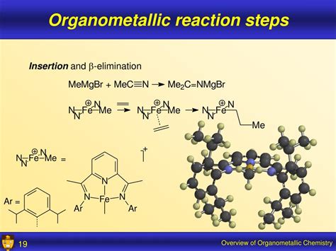 PPT - Organometallic Chemistry an overview of structures and reactions PowerPoint Presentation ...