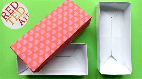 Easy Rectangular Origami Box - Paper Crafts - Crafts Basics | Origami ...