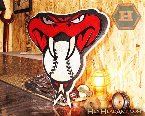 Arizona Diamondbacks Mascot 3D Metal Wall Art | 3d metal wall art, Metal artwork, Artwork