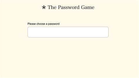 The Password Game: What is it, and tips on how to win | indy100