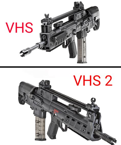 I think VHS 2 iron sights need to be fixed. What we have now in the game are VHS 1 iron sights ...