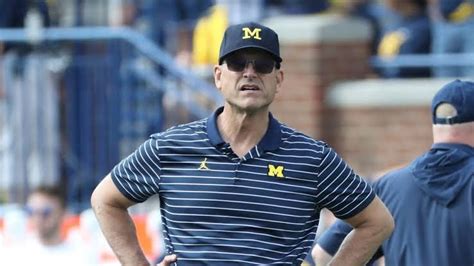 Jim Harbaugh: Press conference| What did get suspended for - sportsjone