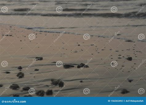 The Small Waves on the Beach Stock Photo - Image of water, natural ...