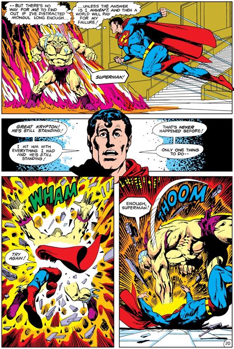 Superman vs. Mongul. [from DC Comics Presents...