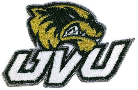 Utah Valley Wolverines logo Iron On Patch - Beyond Vision Mall