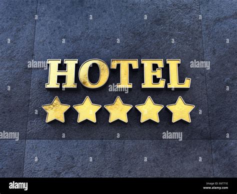 Five star hotel sign hi-res stock photography and images - Alamy