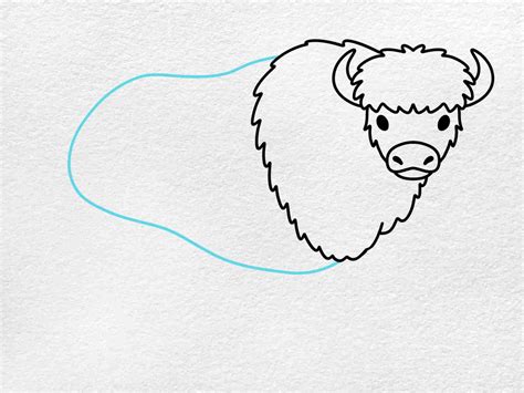 Bison Drawing - HelloArtsy