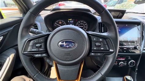 How to use Subaru steering wheel buttons - YouTube