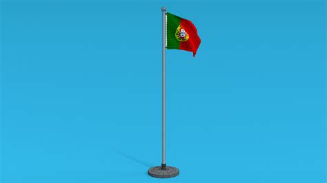 ArtStation - Low Poly Seamless Animated Portugal Flag | Resources