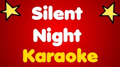 Silent Night • Karaoke - YouTube