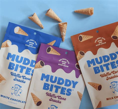 Muddy Bites | Bite Sized Waffle Cones Filled with Chocolate!