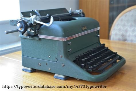 1952 Halda 6 on the Typewriter Database