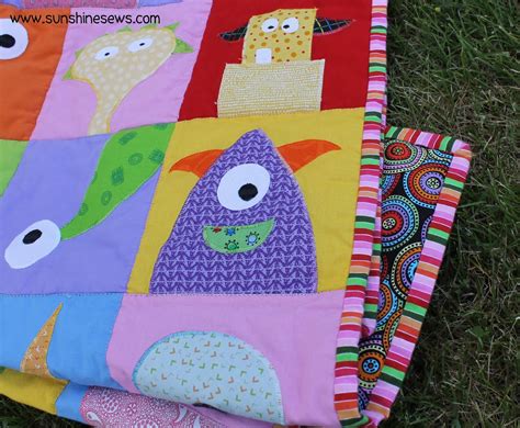 SunShine Sews...: Little Monsters Quilt - Completed