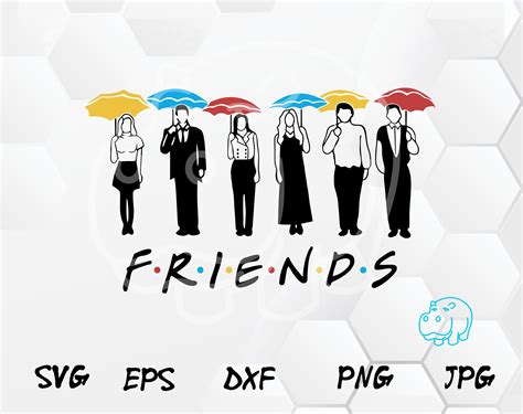 Free 63 Friends Tv Show Logo Svg SVG PNG EPS DXF File