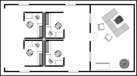 Cubicle Floor Plan Template